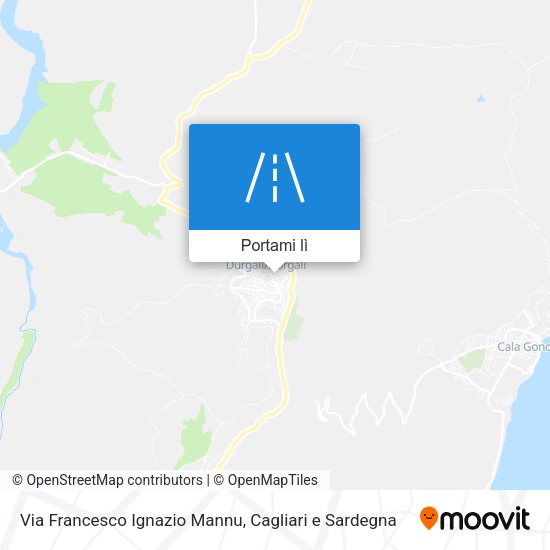 Mappa Via Francesco Ignazio Mannu