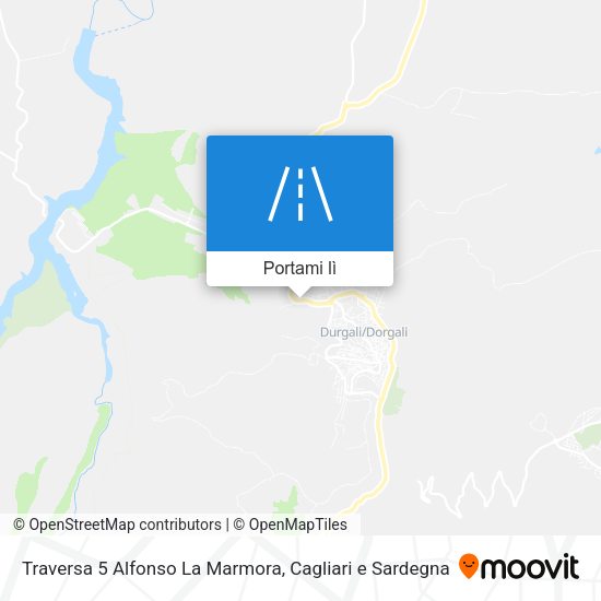 Mappa Traversa 5 Alfonso La Marmora