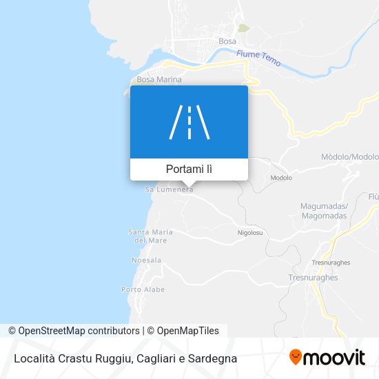 Mappa Località Crastu Ruggiu