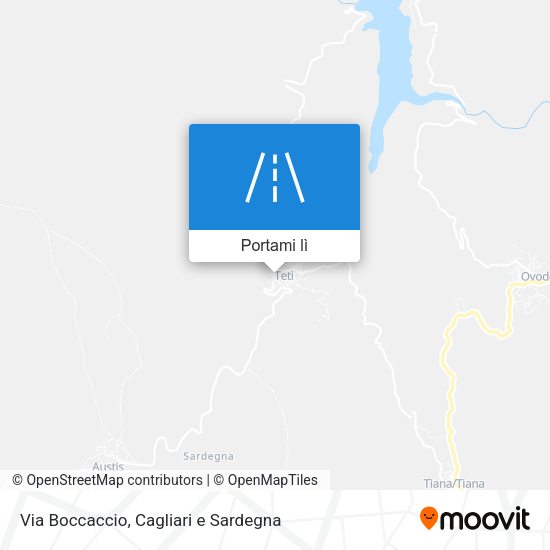 Mappa Via Boccaccio