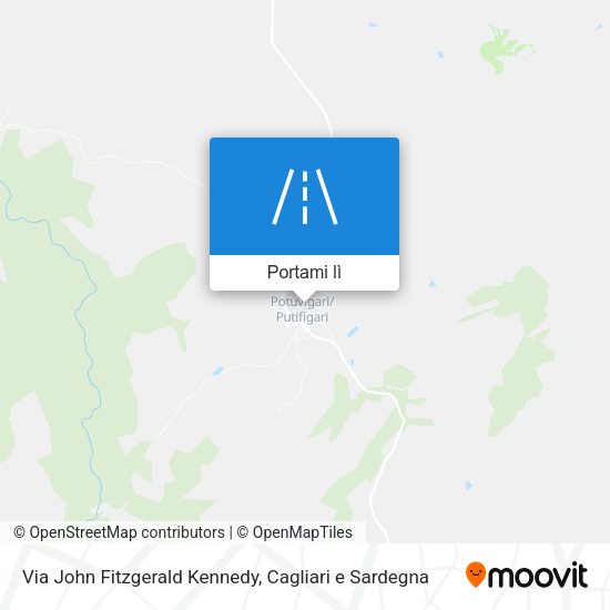 Mappa Via John Fitzgerald Kennedy