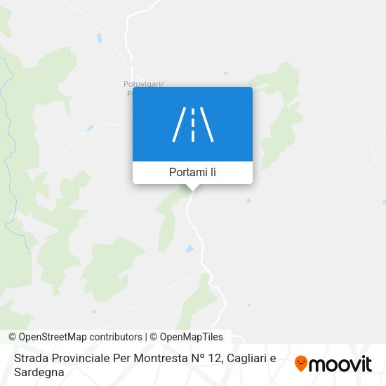 Mappa Strada Provinciale Per Montresta Nº 12