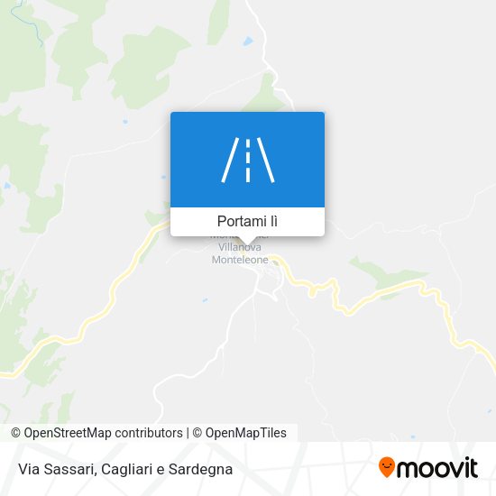 Mappa Via Sassari