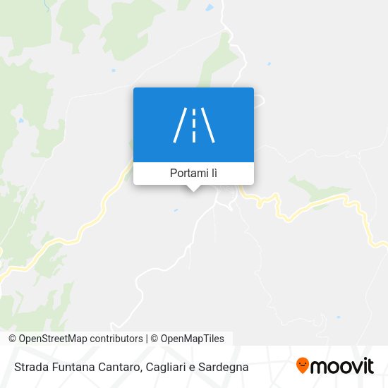 Mappa Strada Funtana Cantaro