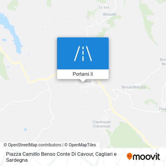 Mappa Piazza Camillo Benso Conte Di Cavour