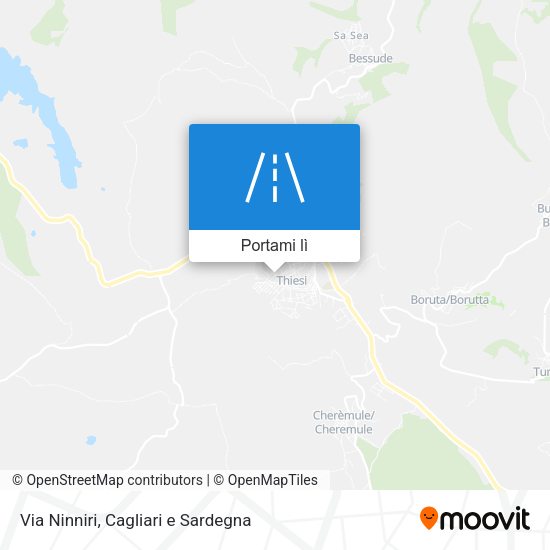 Mappa Via Ninniri
