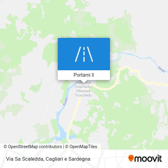 Mappa Via Sa Scaledda