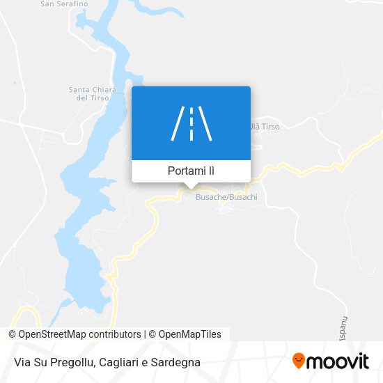 Mappa Via Su Pregollu