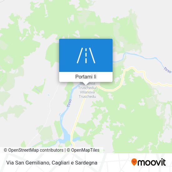 Mappa Via San Gemiliano