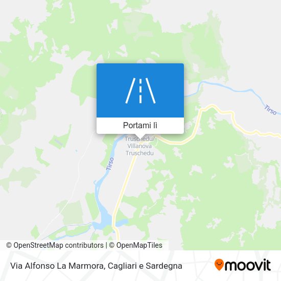 Mappa Via Alfonso La Marmora