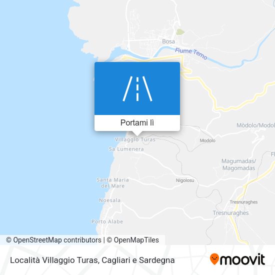 Mappa Località Villaggio Turas