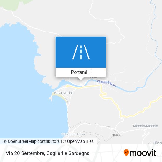 Mappa Via 20 Settembre