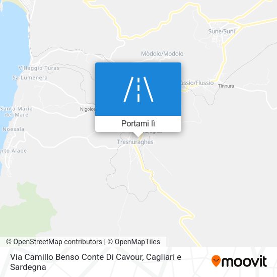 Mappa Via Camillo Benso Conte Di Cavour