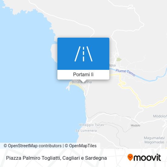 Mappa Piazza Palmiro Togliatti