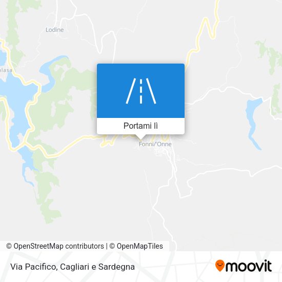 Mappa Via Pacifico