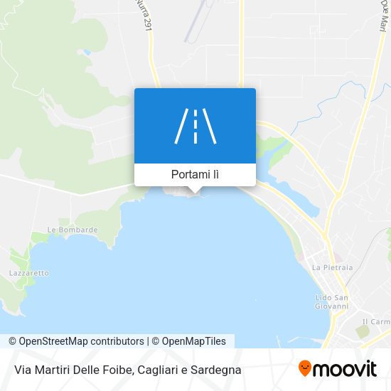 Mappa Via Martiri Delle Foibe