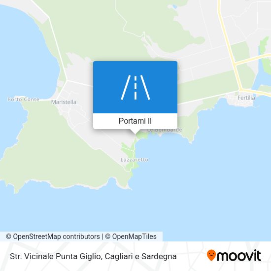 Mappa Str. Vicinale Punta Giglio