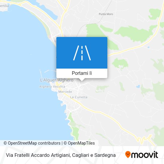 Mappa Via Fratelli Accardo Artigiani