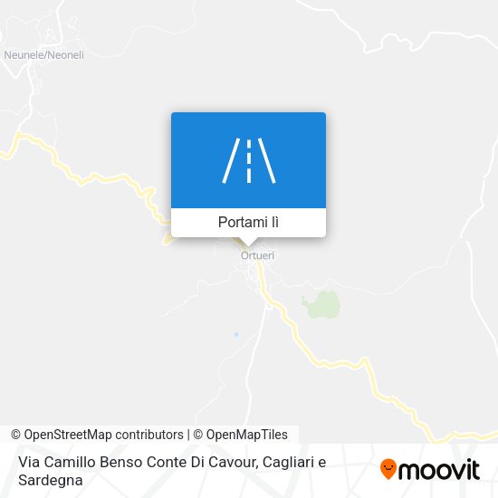 Mappa Via Camillo Benso Conte Di Cavour