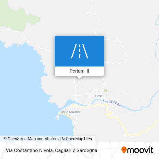 Mappa Via Costantino Nivola