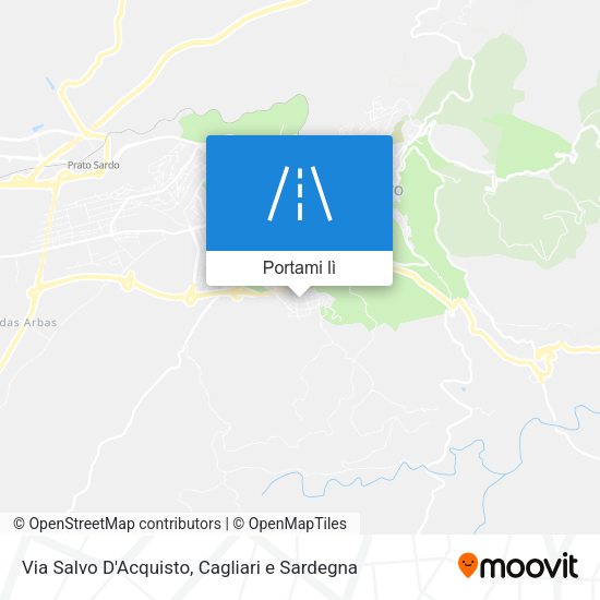 Mappa Via Salvo D'Acquisto