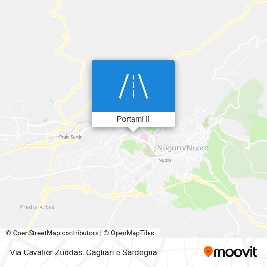 Mappa Via Cavalier Zuddas