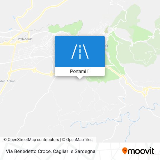 Mappa Via Benedetto Croce