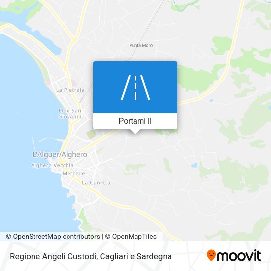 Mappa Regione Angeli Custodi