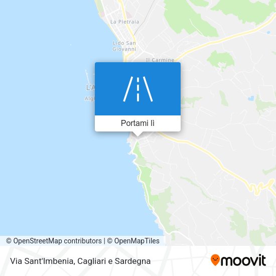 Mappa Via Sant'Imbenia