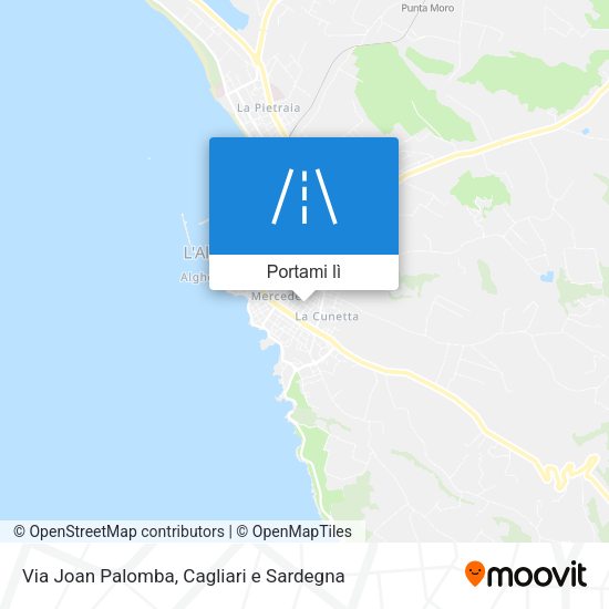 Mappa Via Joan Palomba