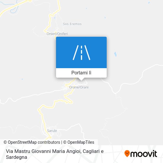 Mappa Via Mastru Giovanni Maria Angioi