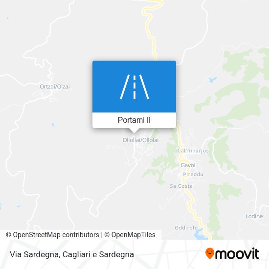 Mappa Via Sardegna