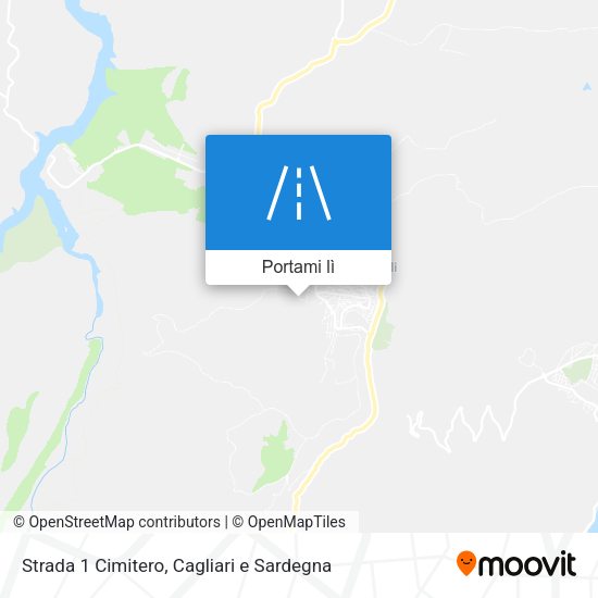 Mappa Strada 1 Cimitero