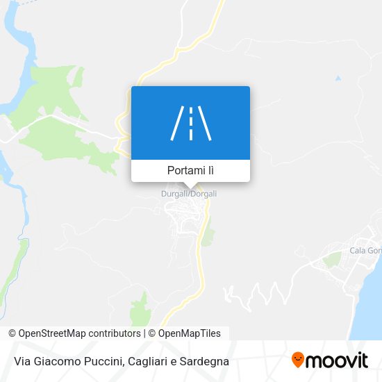 Mappa Via Giacomo Puccini