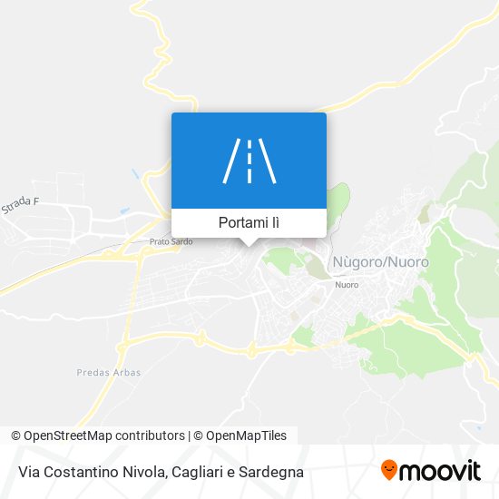 Mappa Via Costantino Nivola