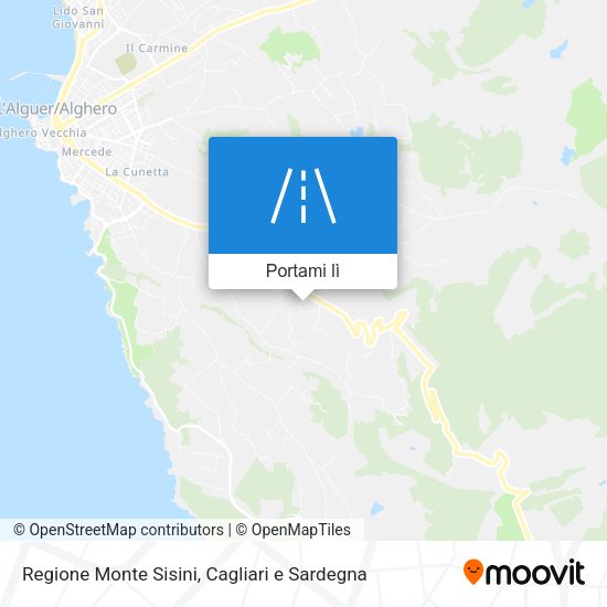 Mappa Regione Monte Sisini
