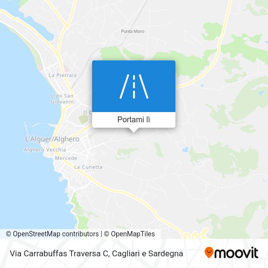 Mappa Via Carrabuffas Traversa C