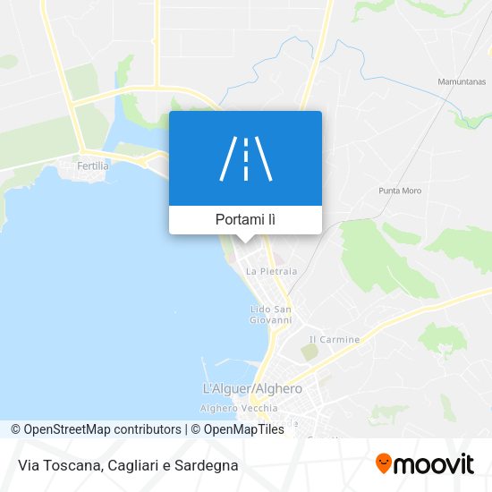 Mappa Via Toscana