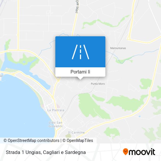 Mappa Strada 1 Ungias