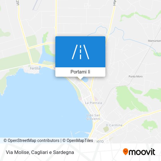 Mappa Via Molise