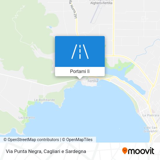 Mappa Via Punta Negra