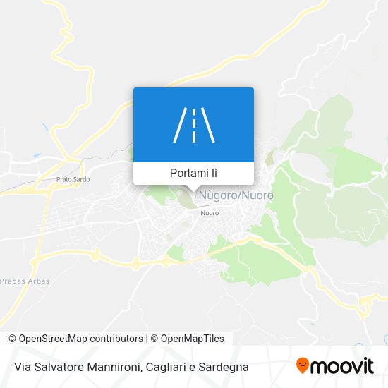 Mappa Via Salvatore Mannironi