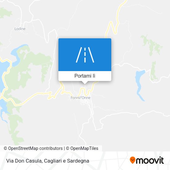 Mappa Via Don Casula