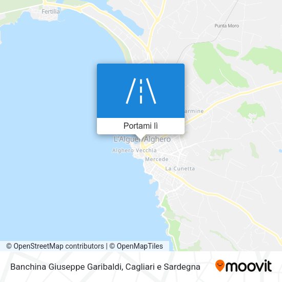 Mappa Banchina Giuseppe Garibaldi