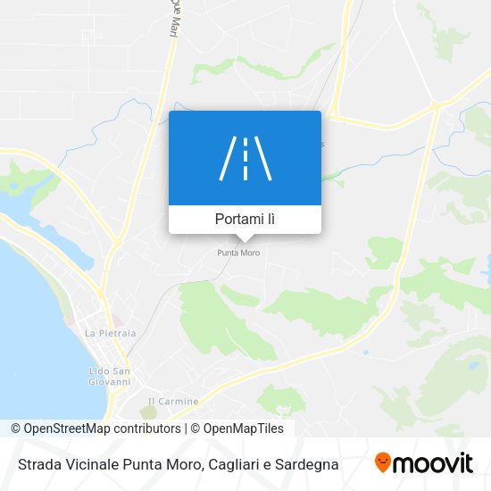 Mappa Strada Vicinale Punta Moro