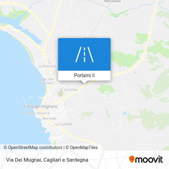 Mappa Via Dei Mugnai
