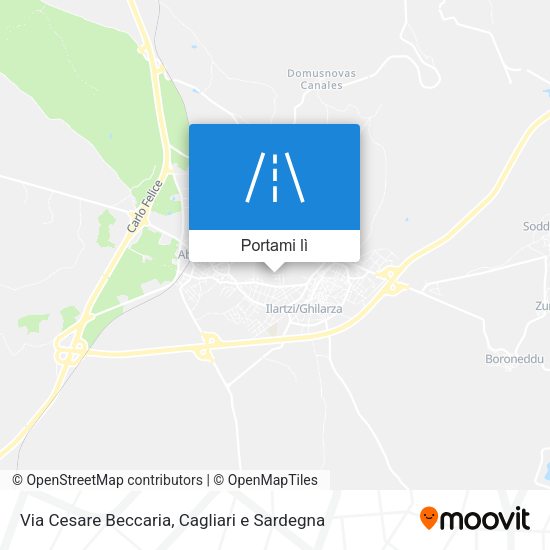 Mappa Via Cesare Beccaria