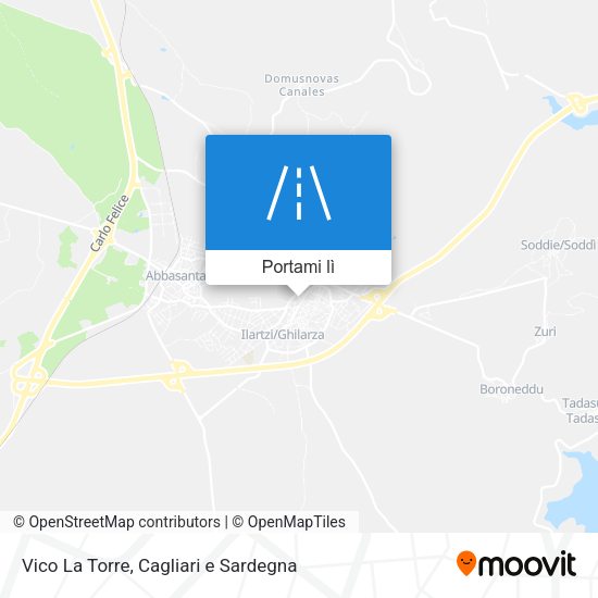 Mappa Vico La Torre