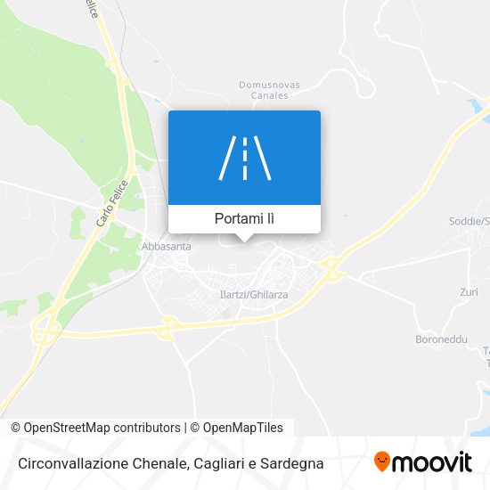 Mappa Circonvallazione Chenale