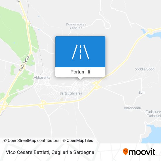 Mappa Vico Cesare Battisti